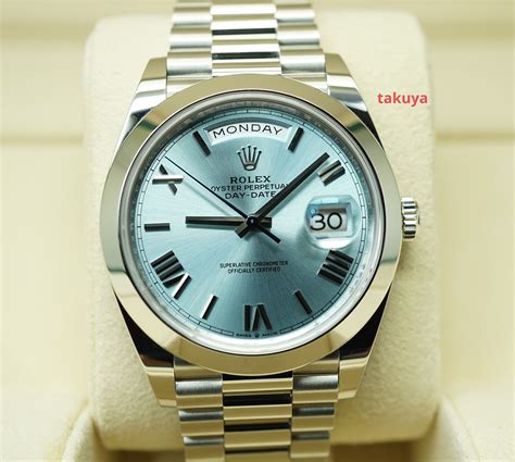 rolex lichtblauwe plaat|rolex 228206.